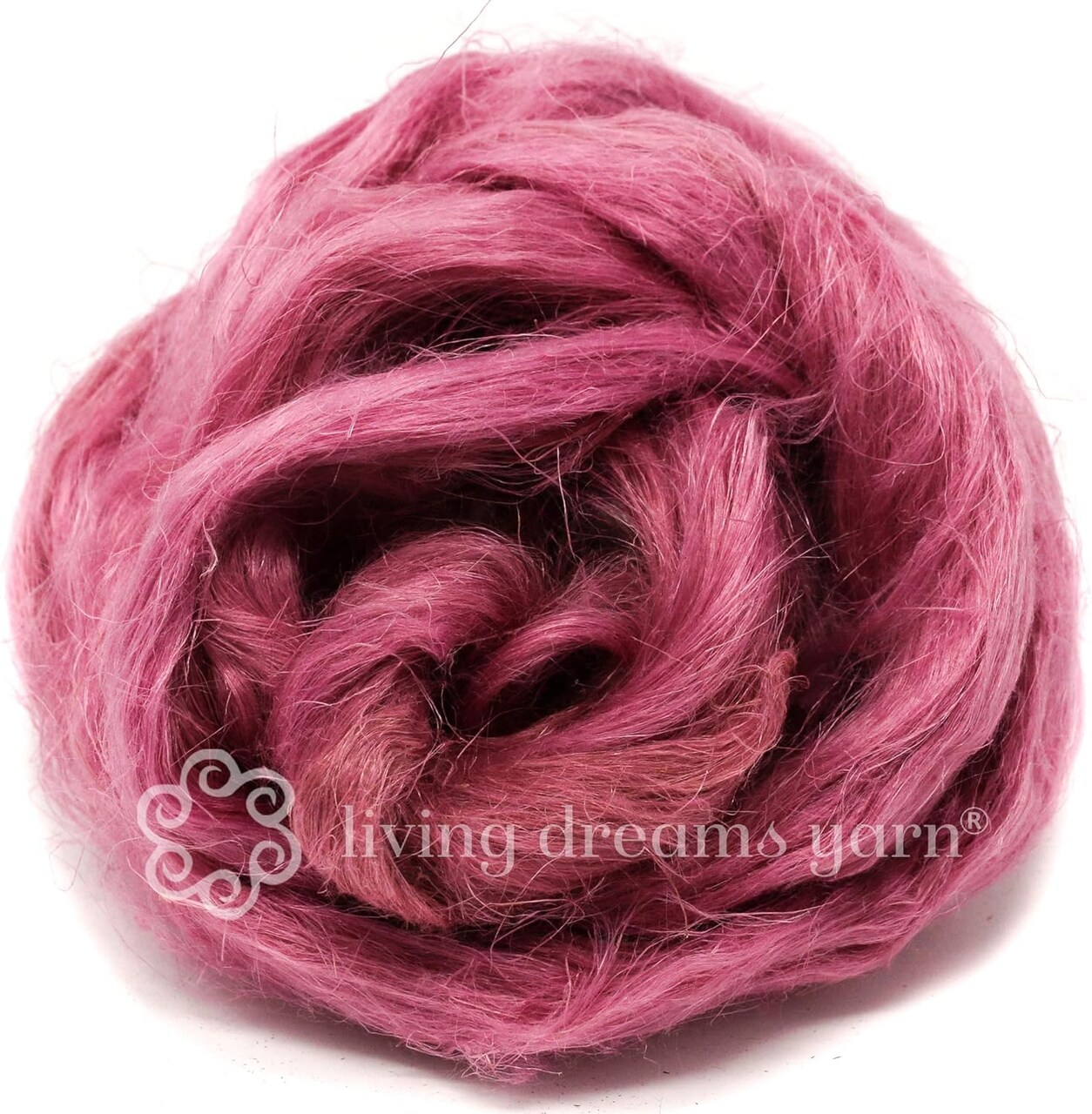 Flax/Linen - Beautifully Dyed Vivid Colors, Combed Top Roving for Spinning, Blending, Felting, Weaving.
